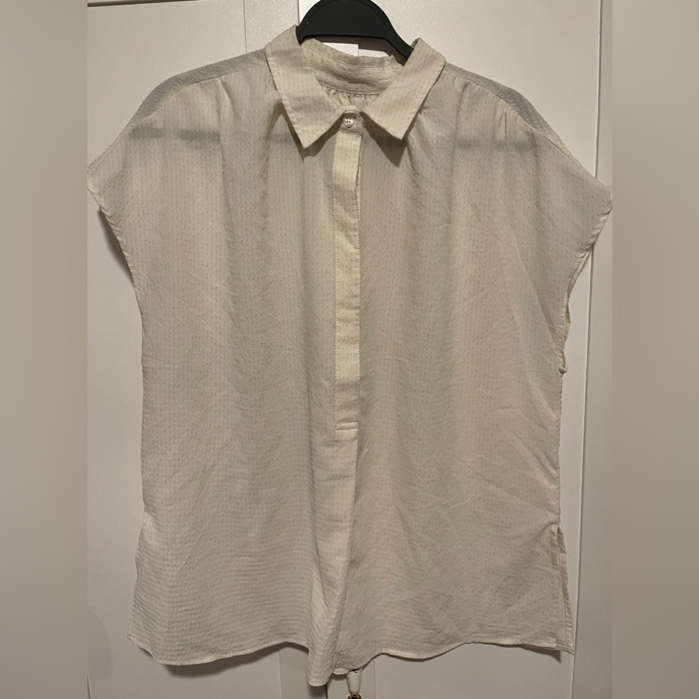 Max studio beige blouse